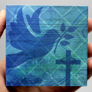 SilverTowne Natural Kraft Paper Gift Box with Religious Box Sleeve